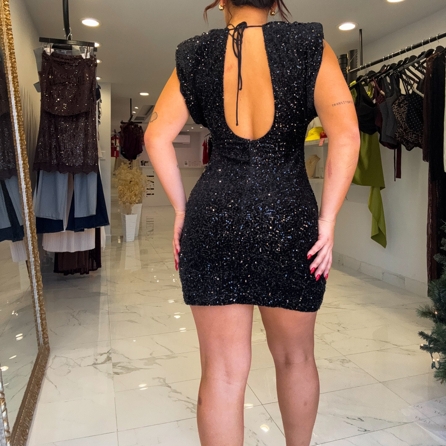 ANYA SEQUIN DRESS