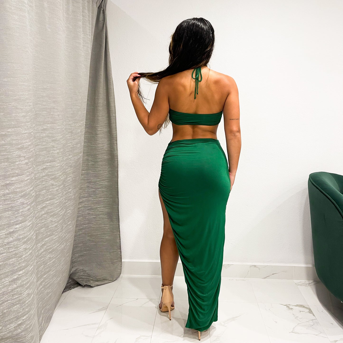 KESIA GREEN DRESS