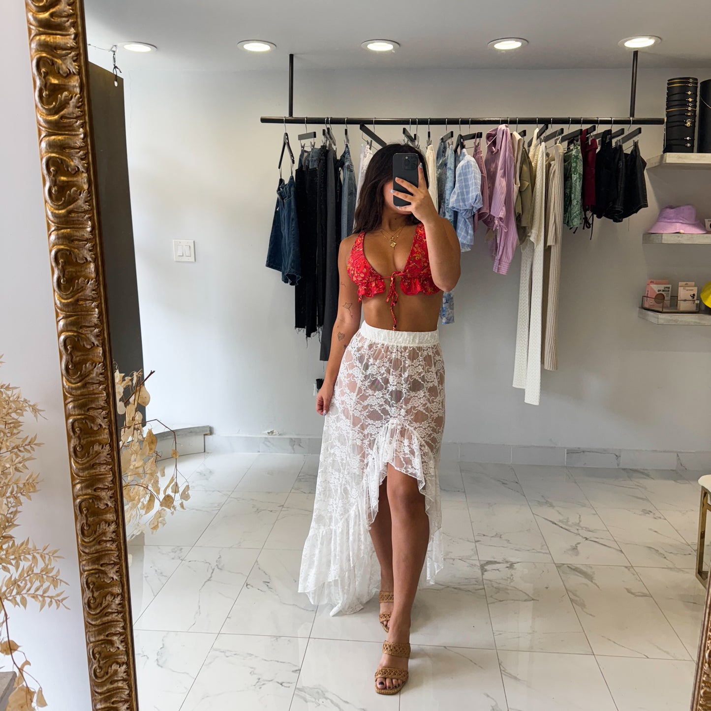 ASTA LACE SKIRT