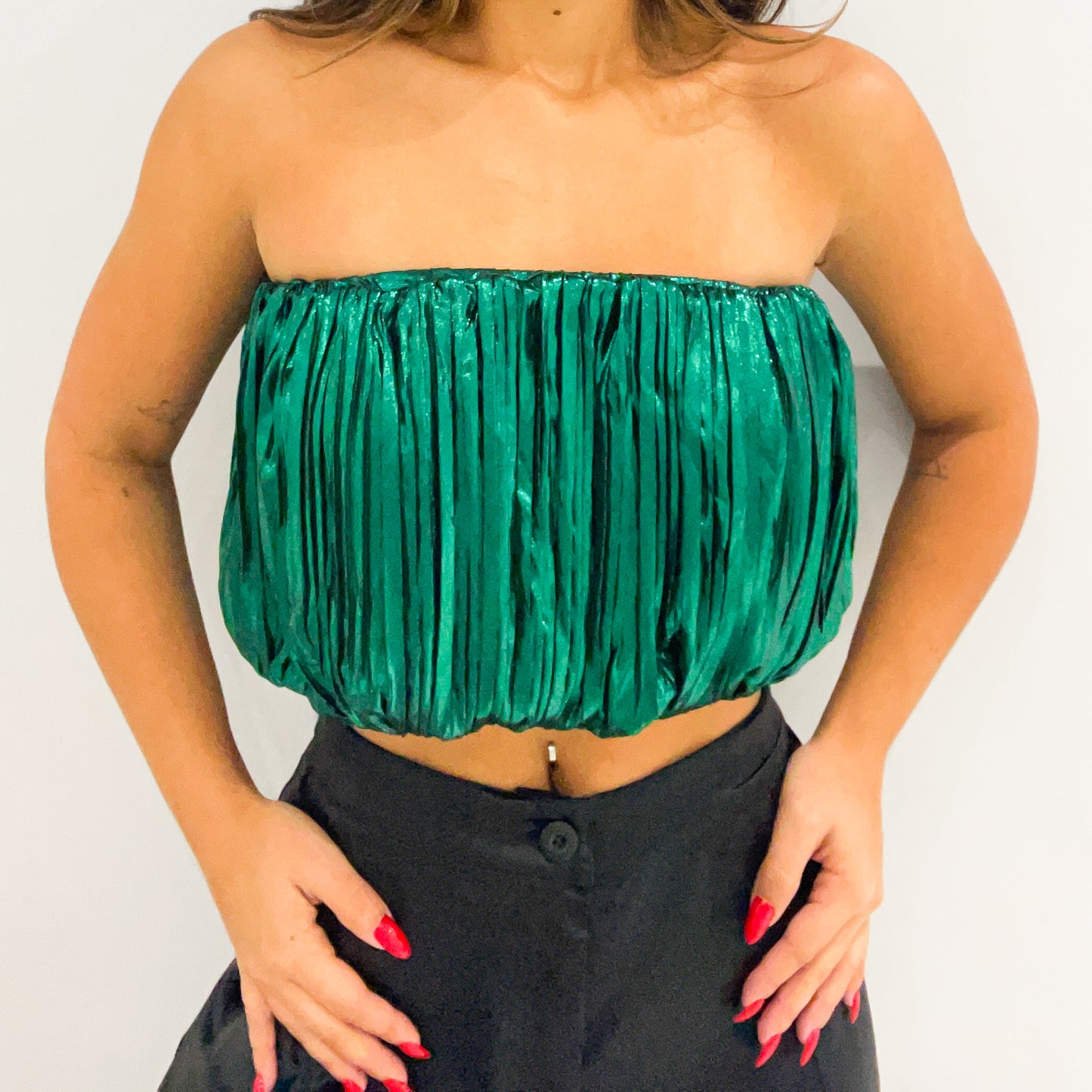 EMERALD METALLIC TOP