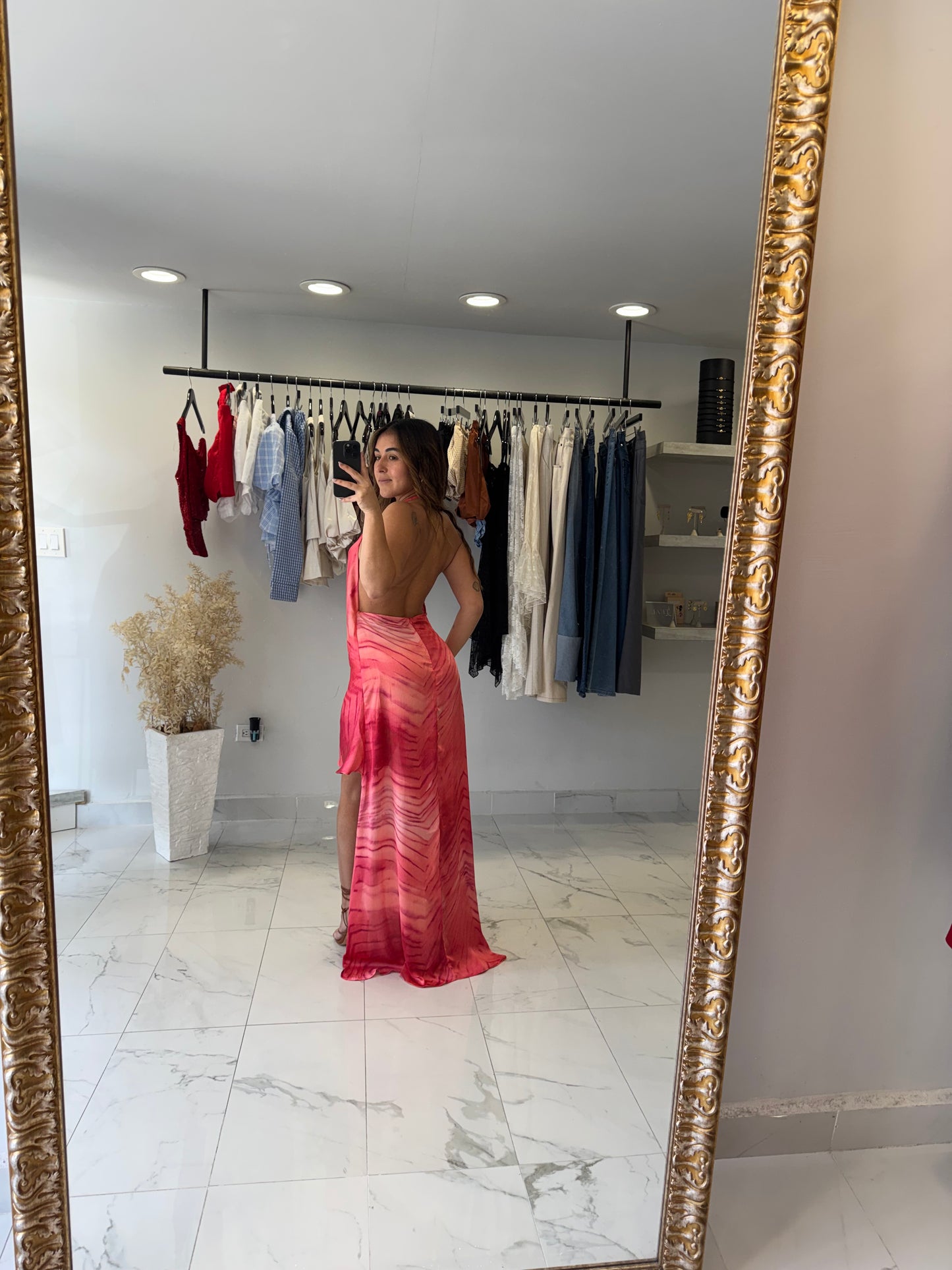 MYSTIQUE CORAL DRESS