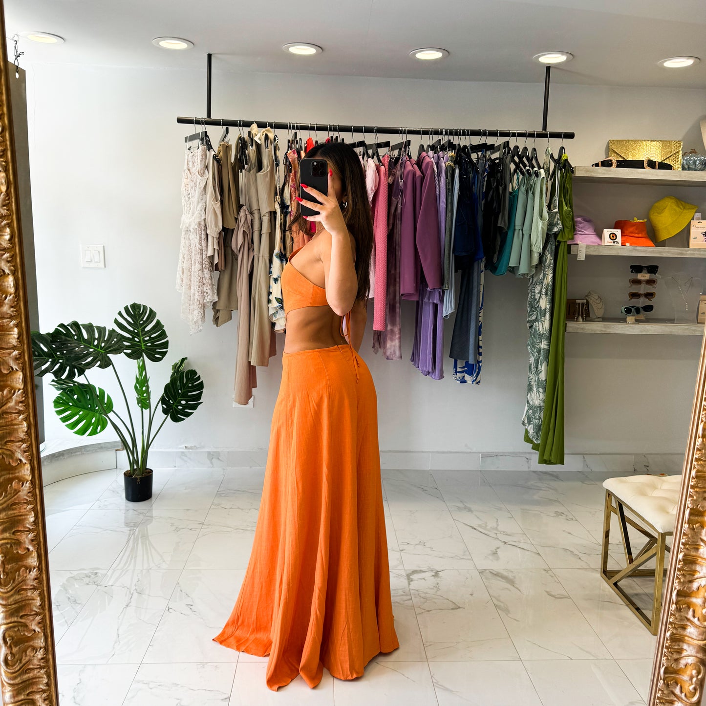 ORANGE HOOP MAXI