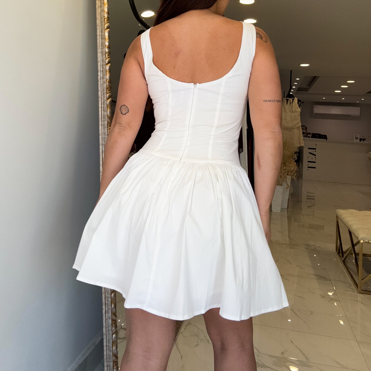POPLIN DRESS