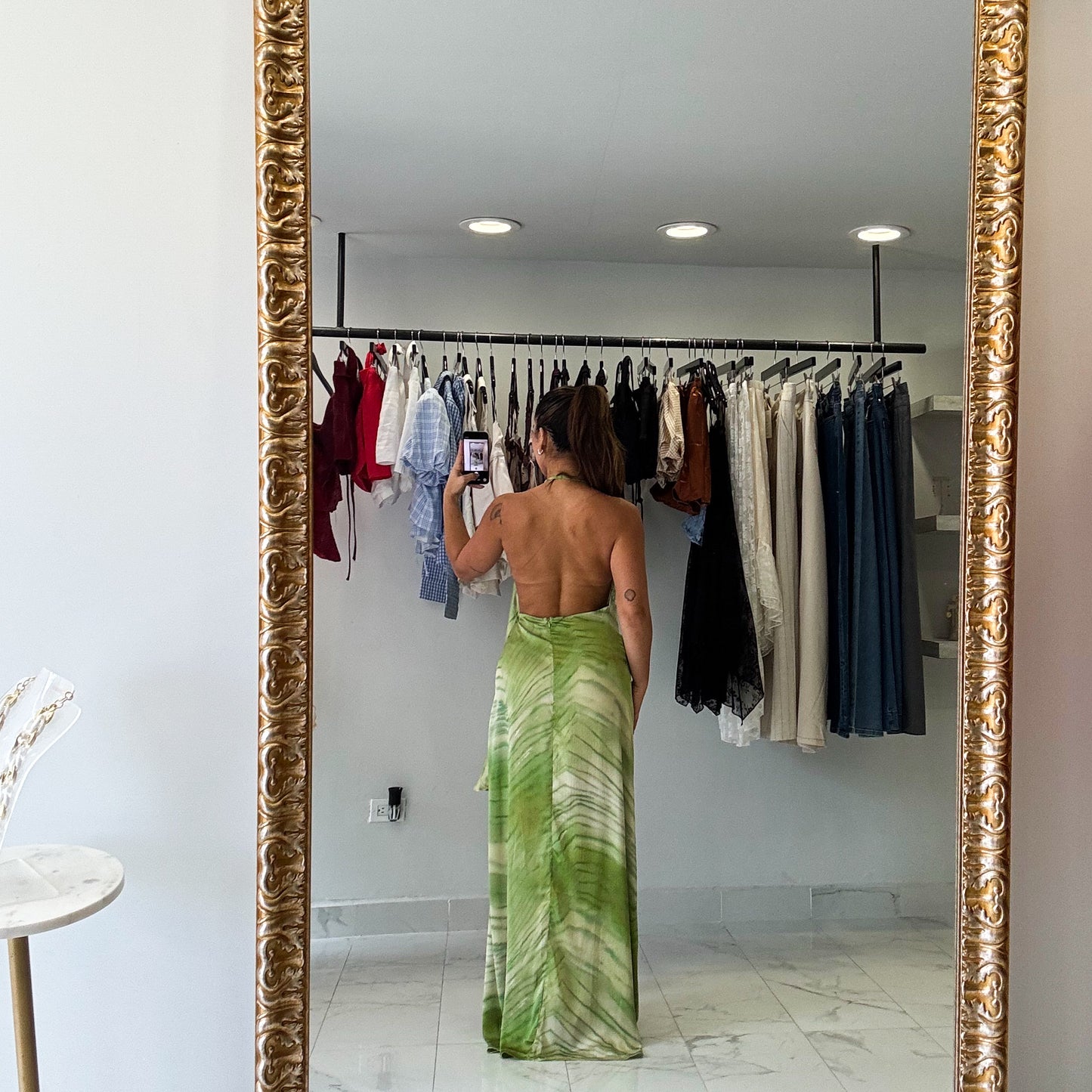 MYSTIQUE GREEN DRESS