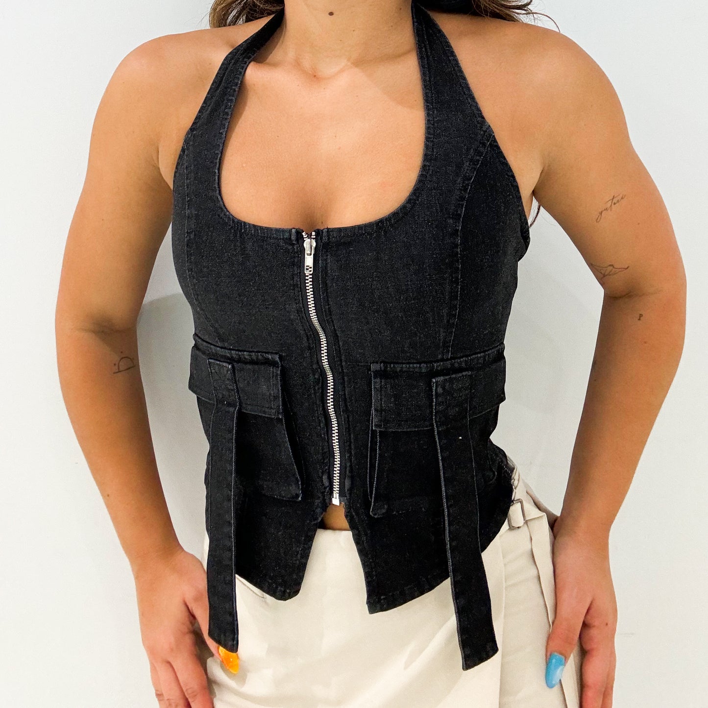 HALTER CARGO TOP
