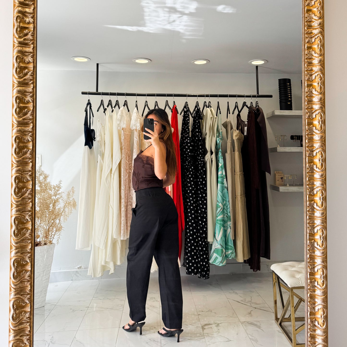 BARREL BLACK PANT