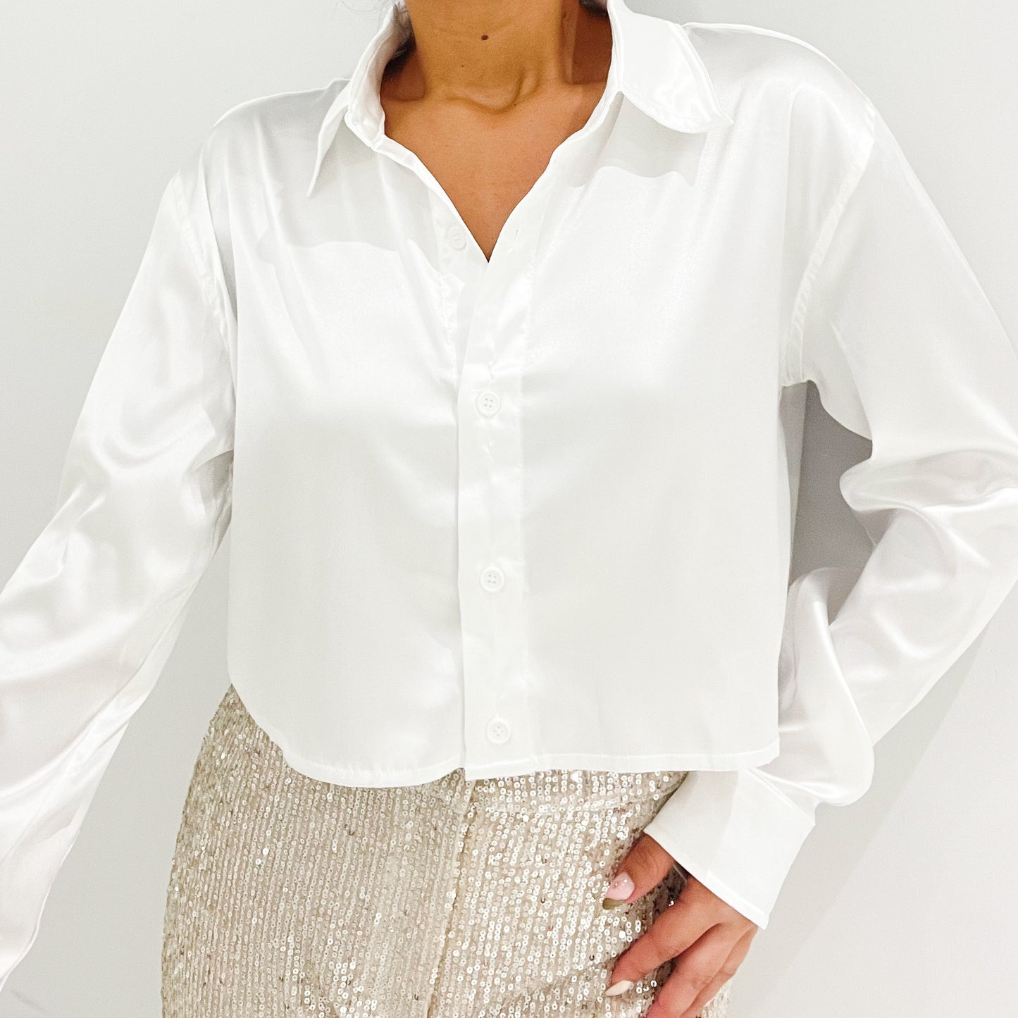 SILK DOWNSLEEVE TOP