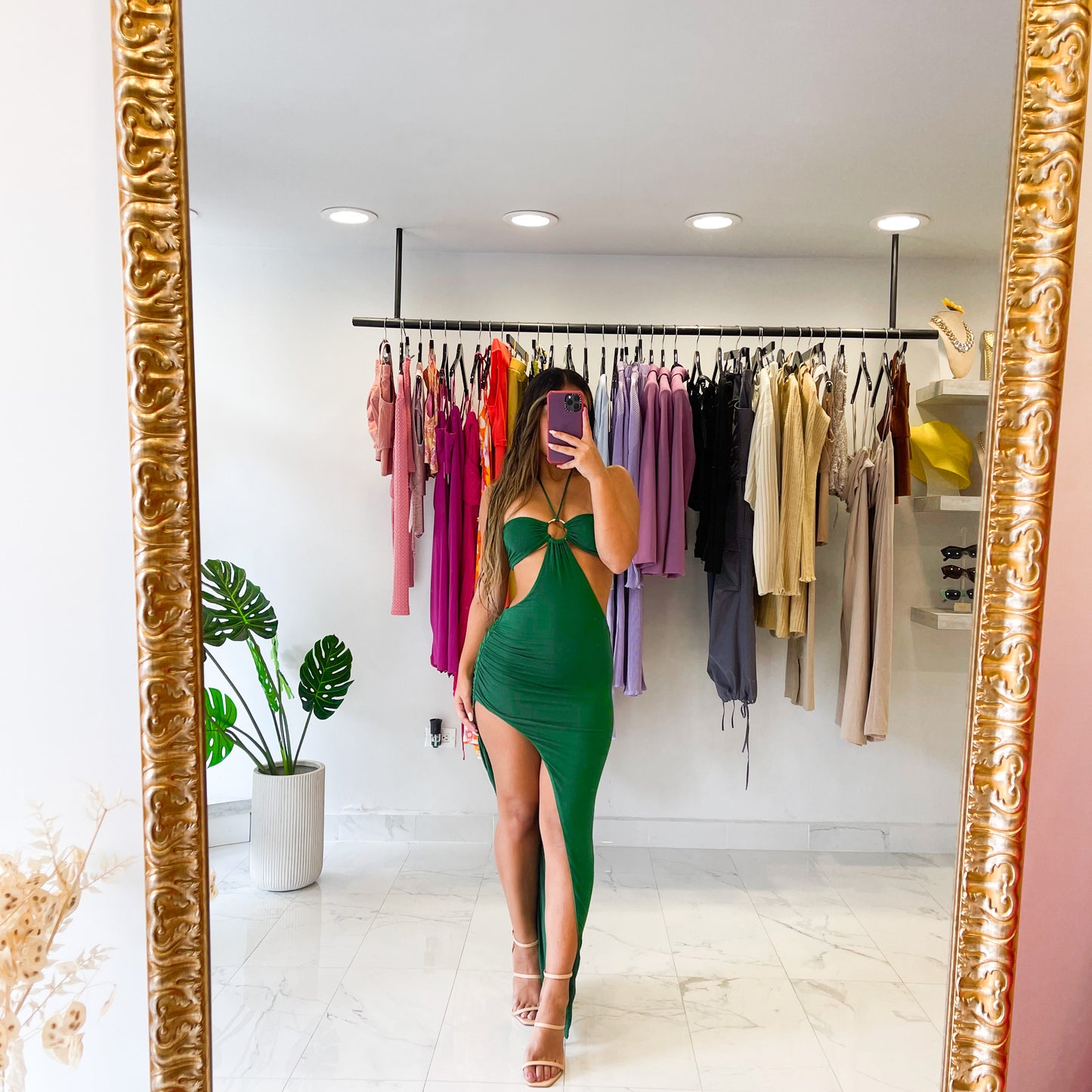 KESIA GREEN DRESS