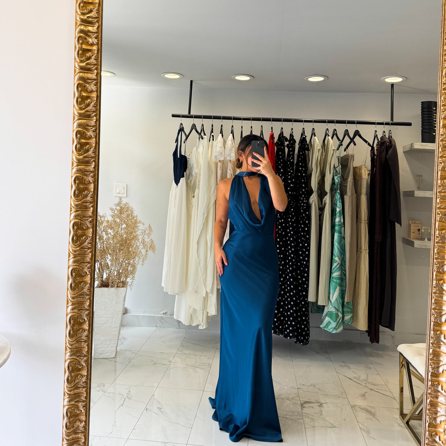 TEAL DRESS