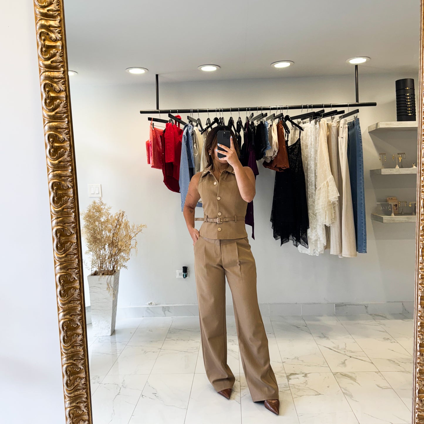 MAROON TAUPE SET