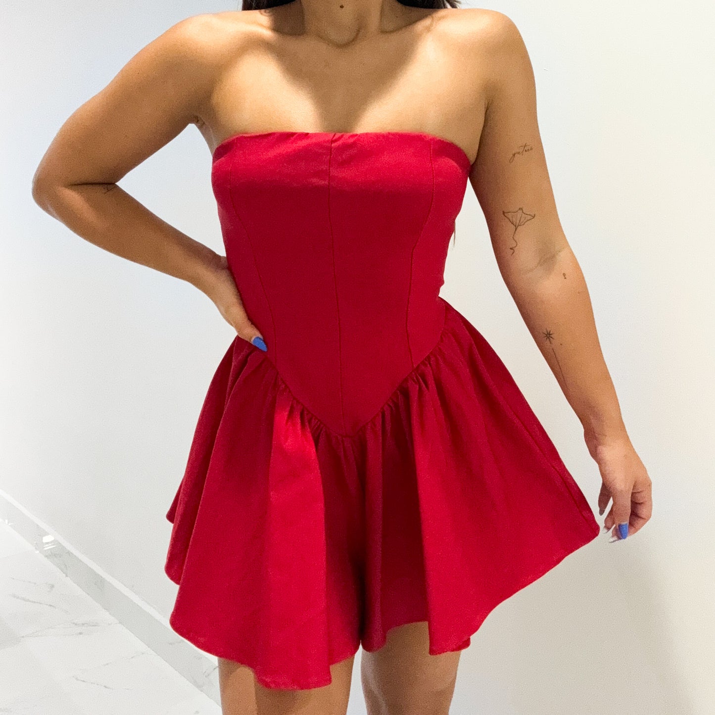 RED ROMPER