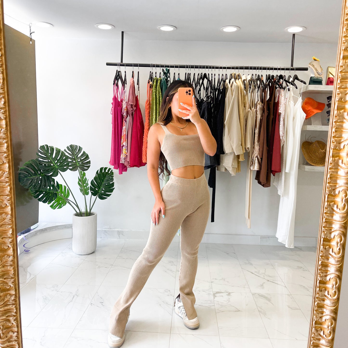 KNIT IVORY SET