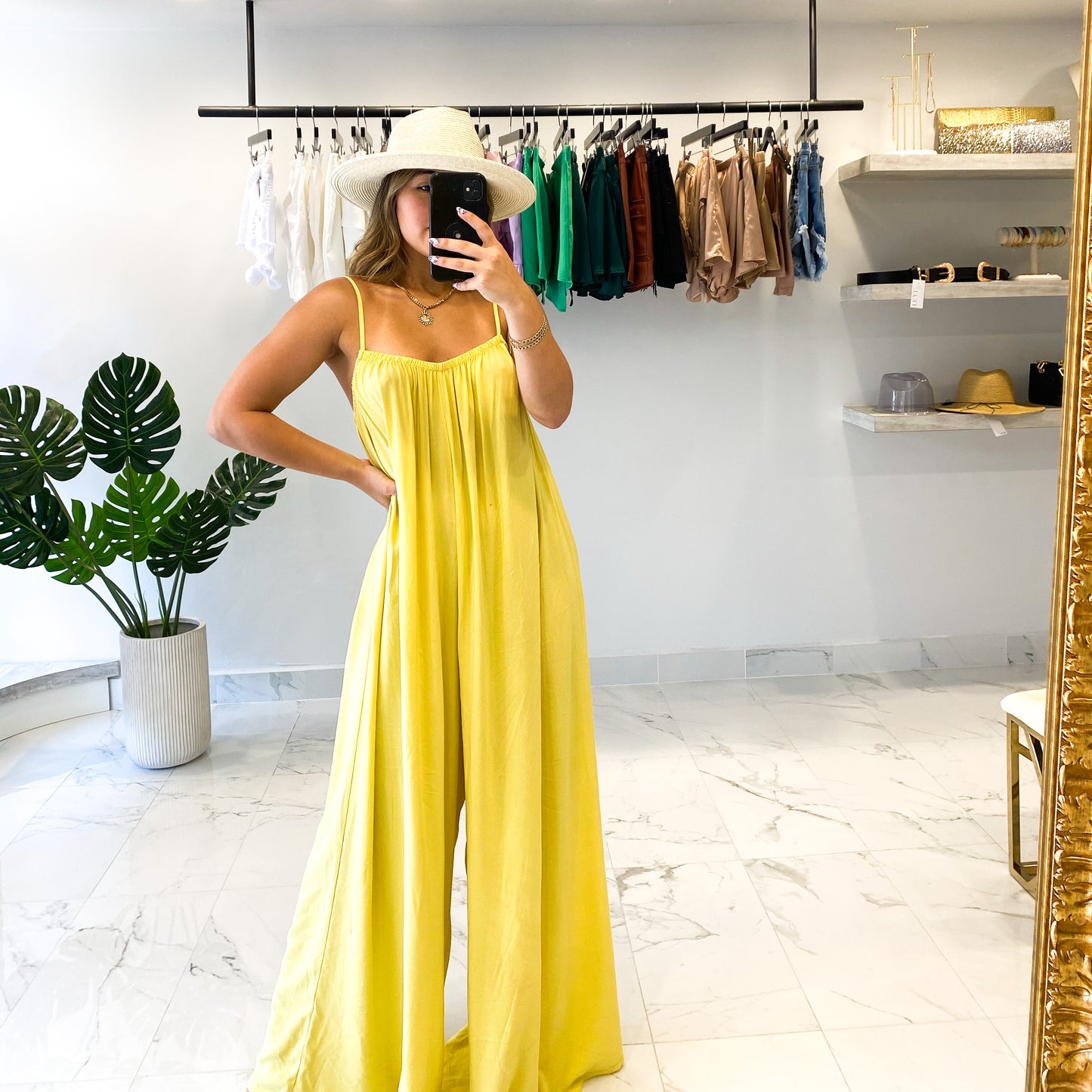 GEEL JUMPSUIT