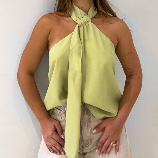 HALTER SCARF TOP
