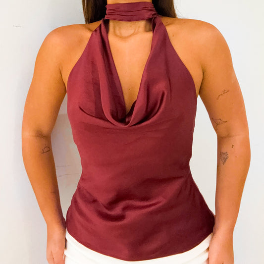 YOGGIE BURGUNDY TOP