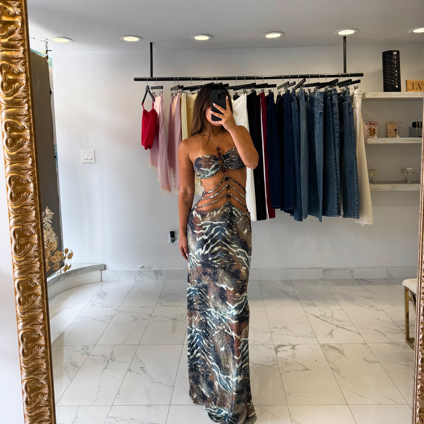 ZAYA BEADED DRESS