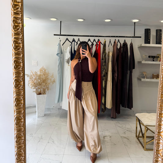 BEIGE GENIE PANTS