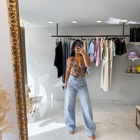 DENIM BARREL JEAN