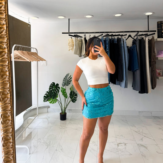 SEQUIN SKIRT