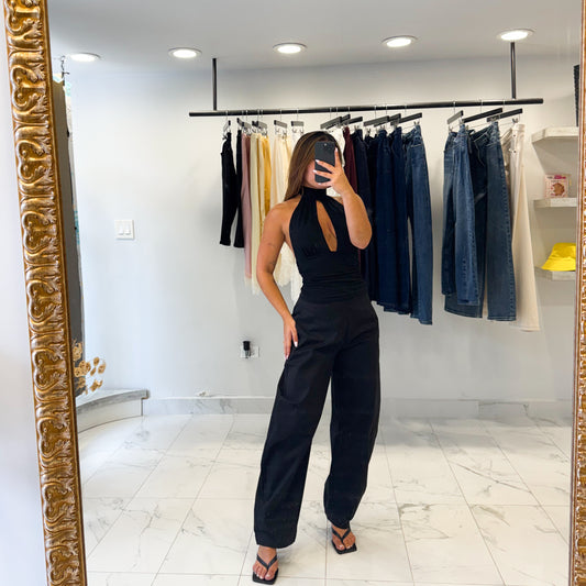 BARREL BLACK PANT