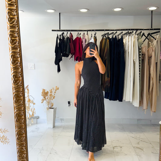 DITSY POLKA DRESS