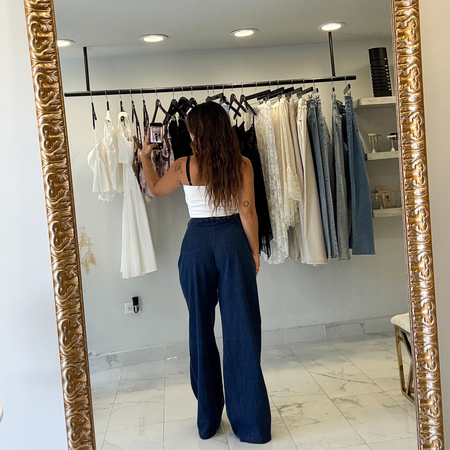 DRAW DENIM PANT