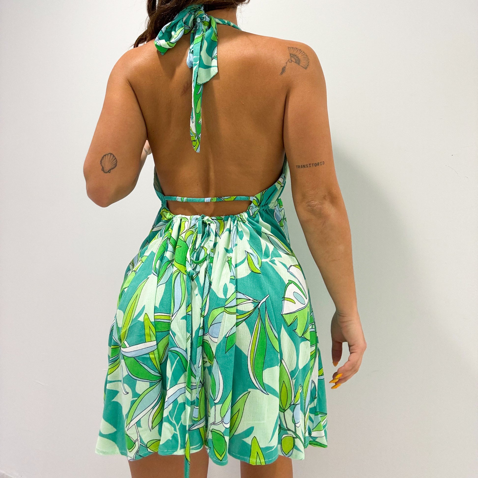 kenzo green dress Kenzo Flared dress in green - Green