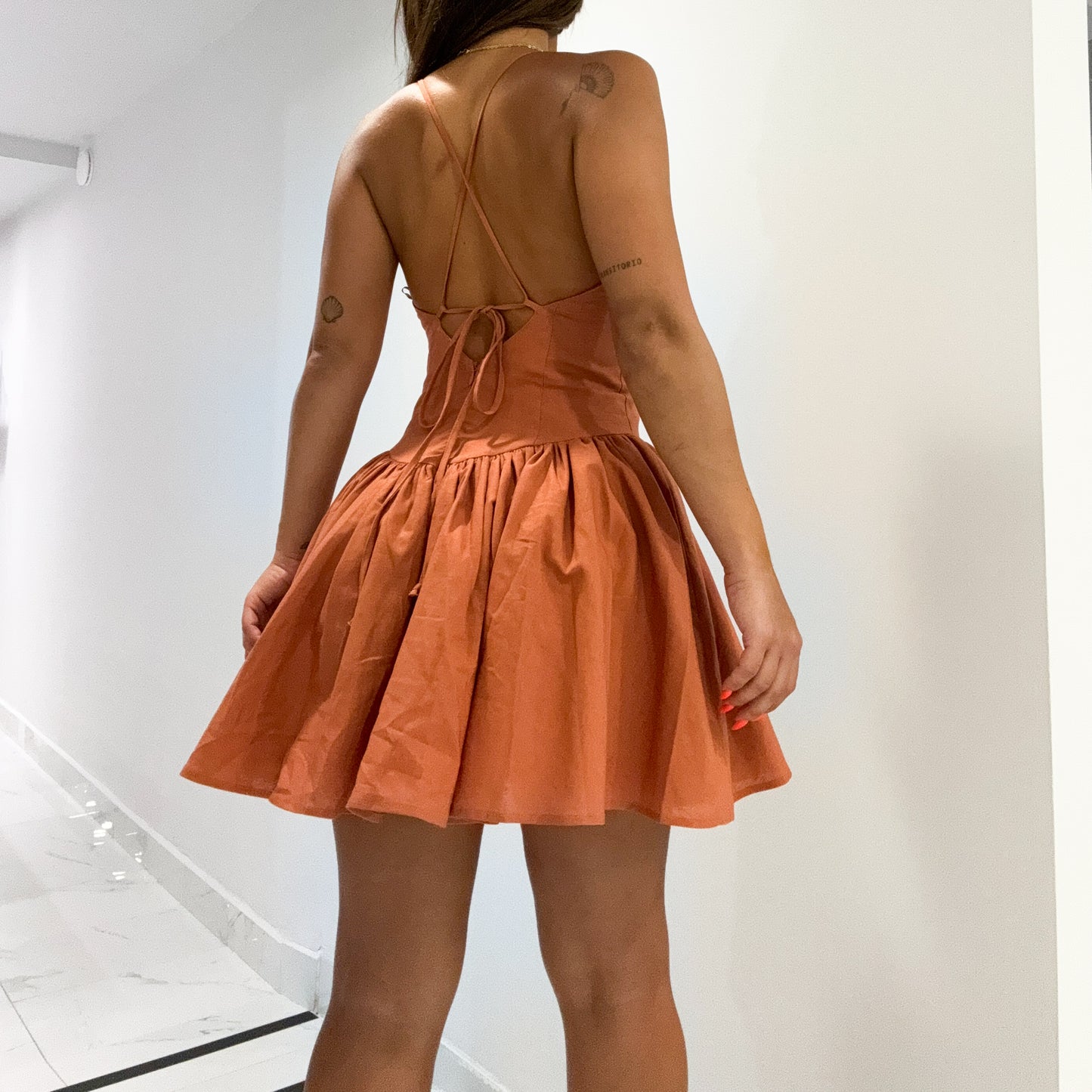 CARAMEL DRESS