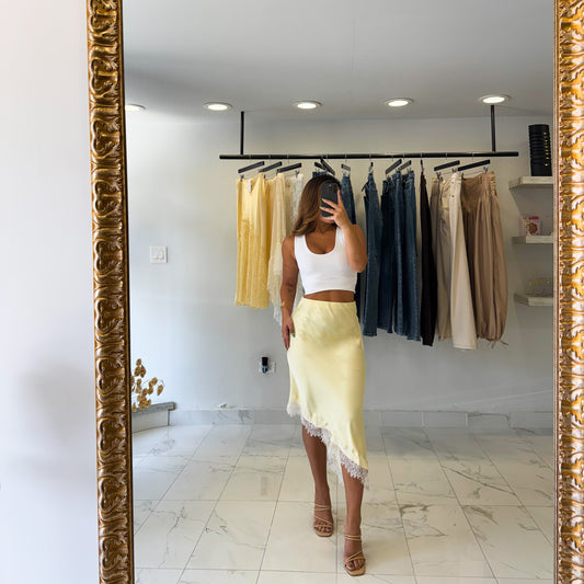 BUTTER YELLOW SKIRT