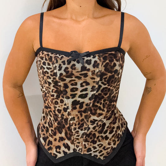 LEOPARD JEN CORSET