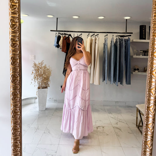RAYON PINK DRESS