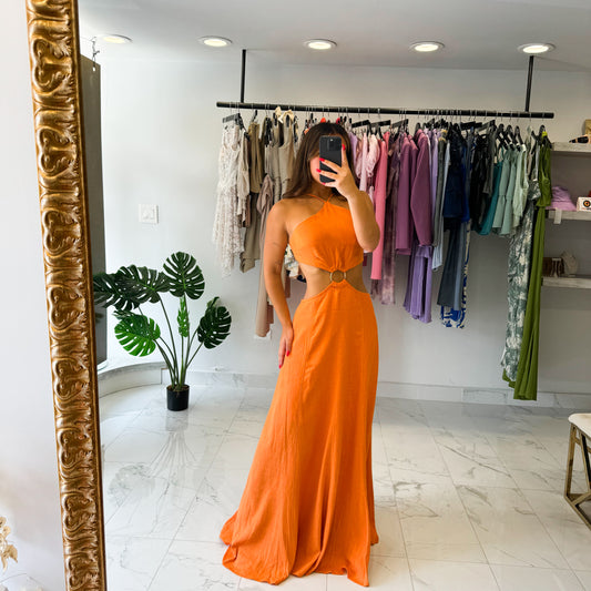 ORANGE HOOP MAXI