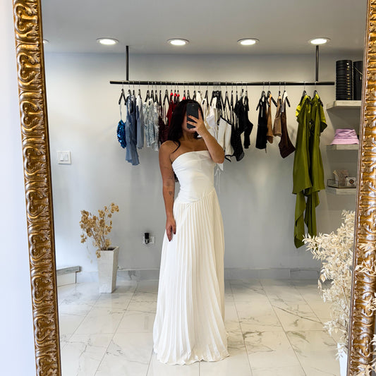 ACCORDIO TUBE MAXI DRESS