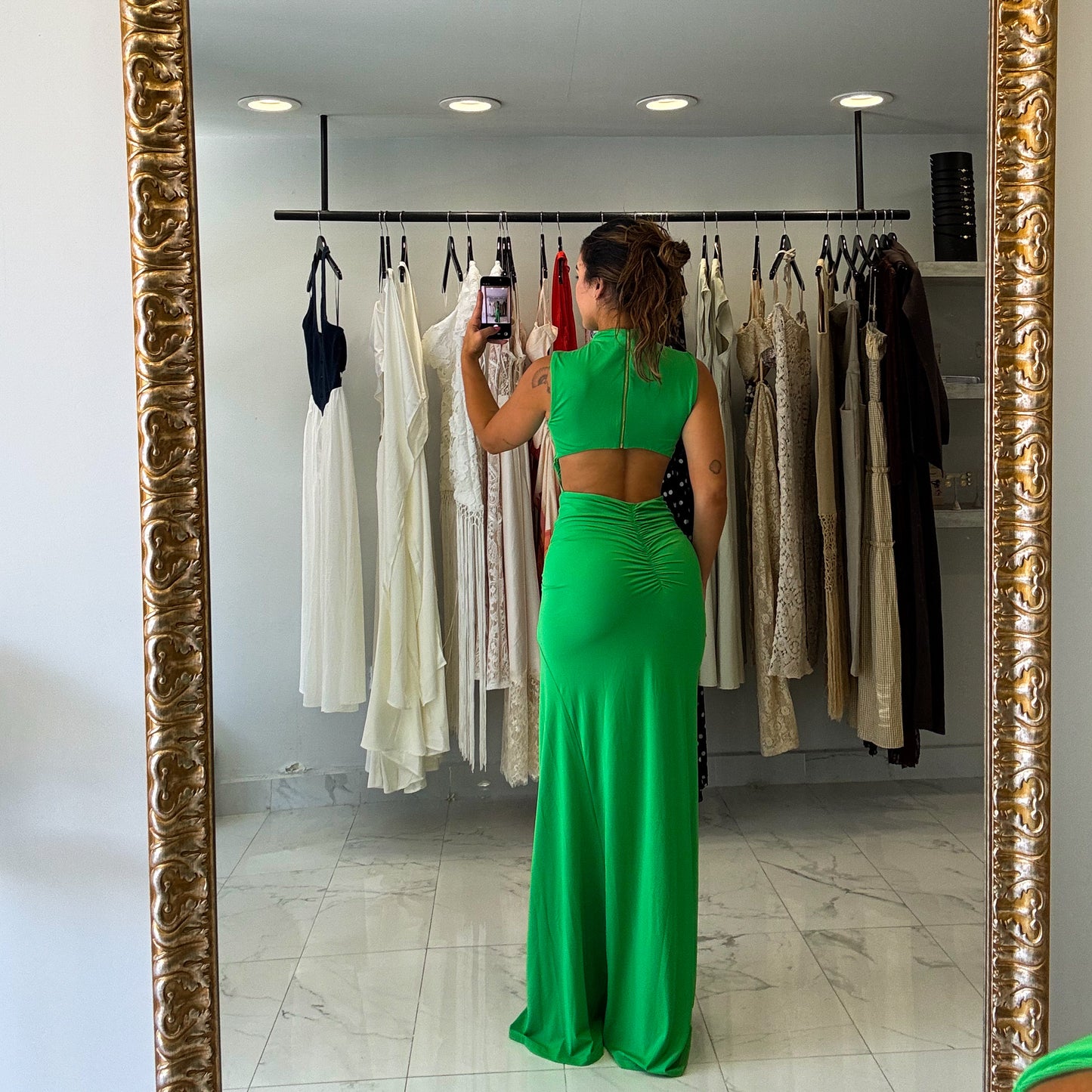CAROL EMERALD DRESS