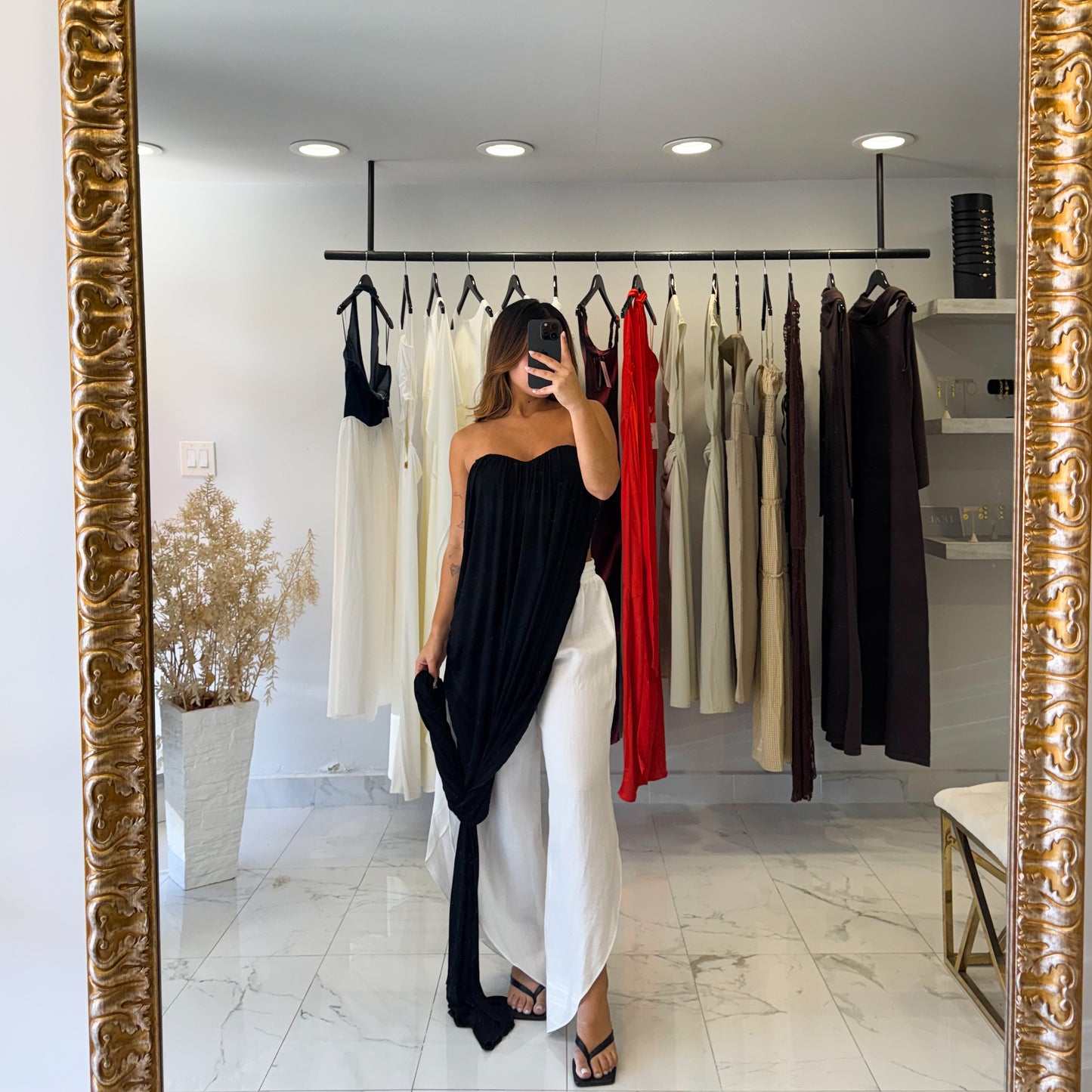 DRAPED TOP