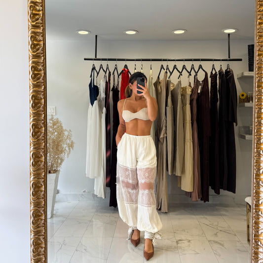 BALLON LACE PANT