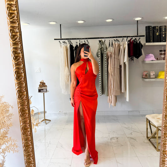 CORAL DANA DRESS