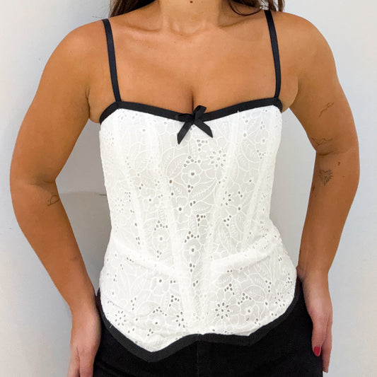 EYELET JEN CORSET