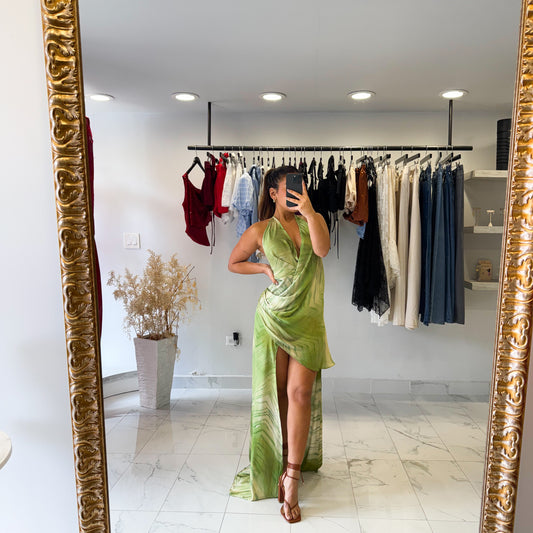 MYSTIQUE GREEN DRESS