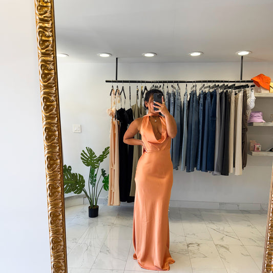 TANGERINE MAXI DRESS