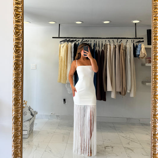 BAHIA FRINGE DRESS