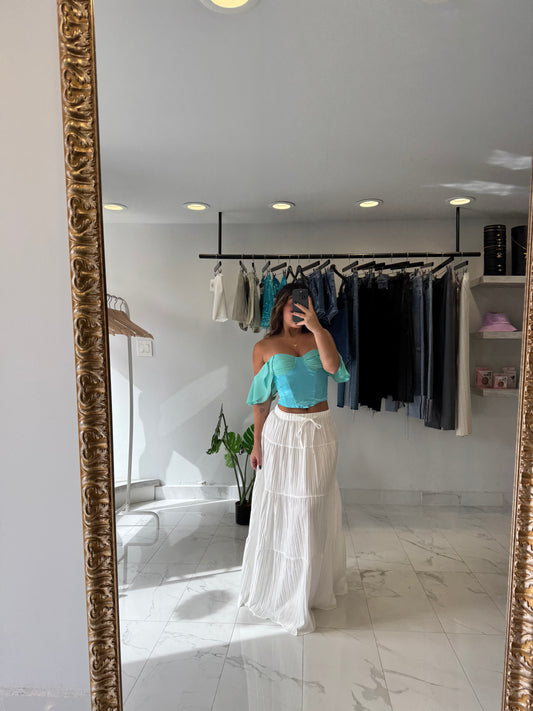 LINE MAXI SKIRT