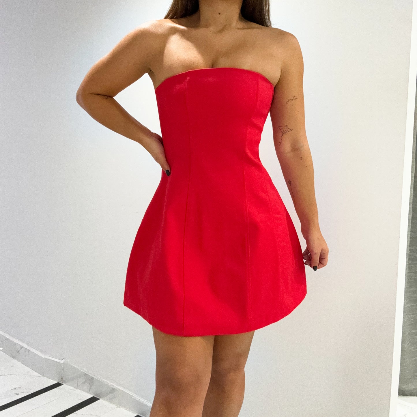 TUBE RED DRESS