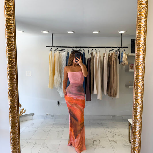 CITRUS MESH DRESS