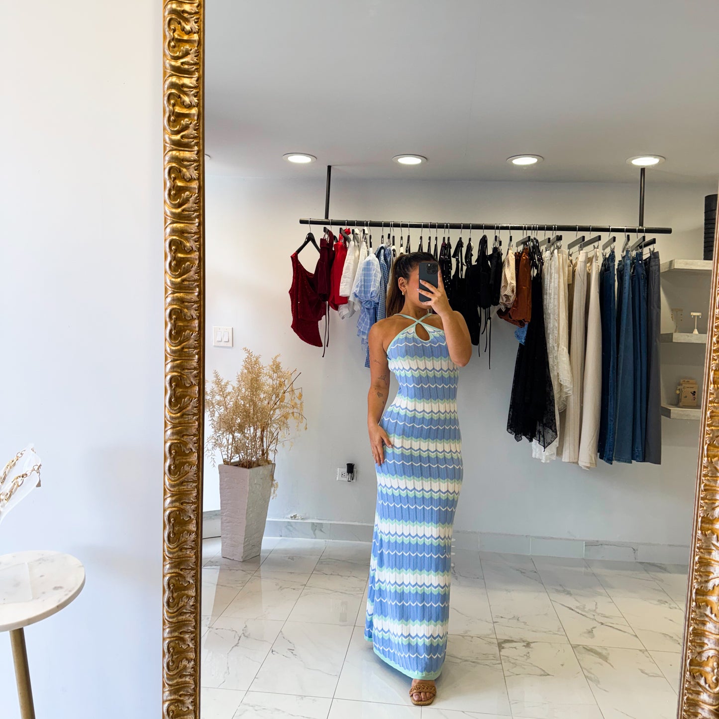 BLUEBERRY MINT DRESS