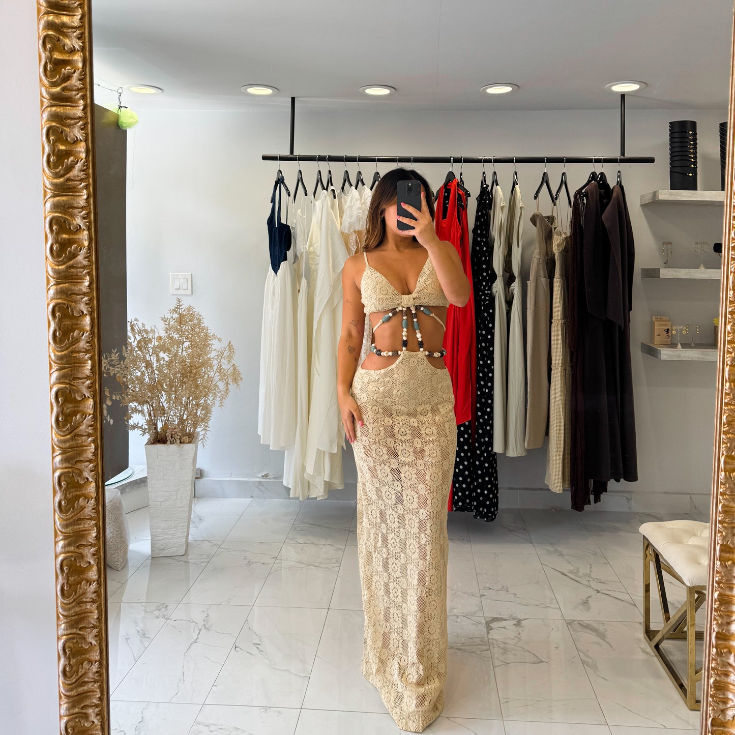 CABO BEADED DRESS