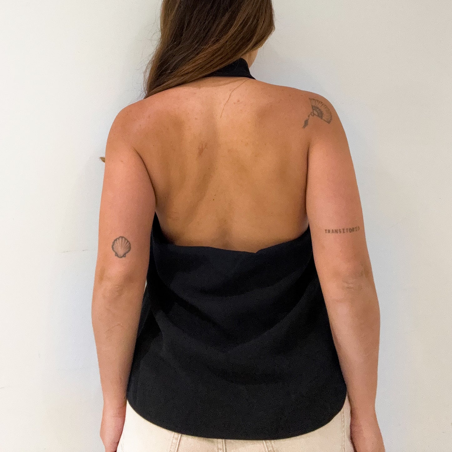 HALTER SCARF TOP
