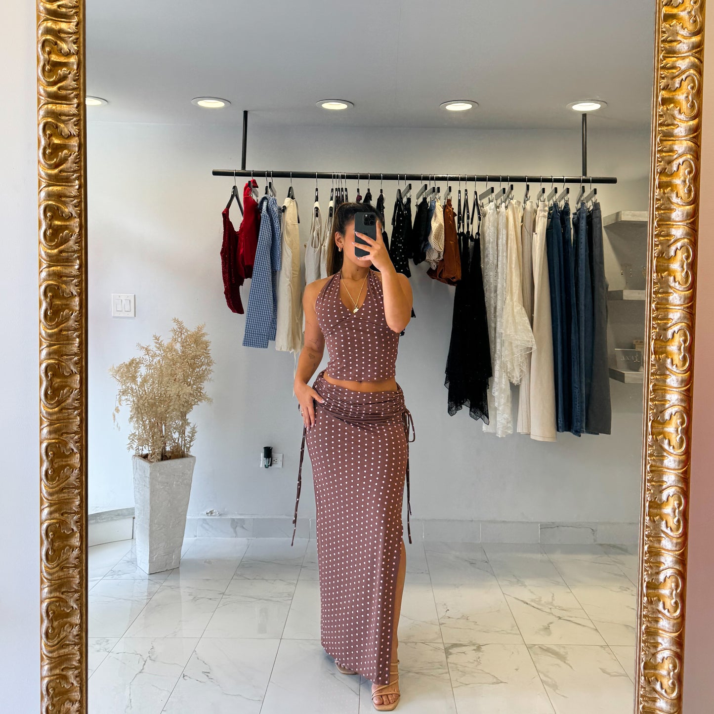 POLKA BROWN SET