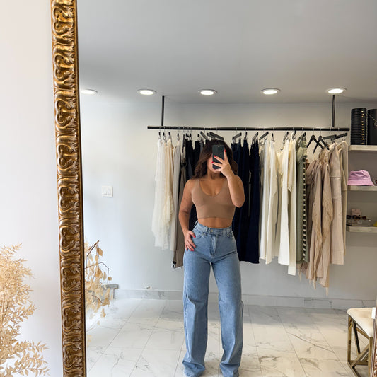 BUTTON SIDE JEAN