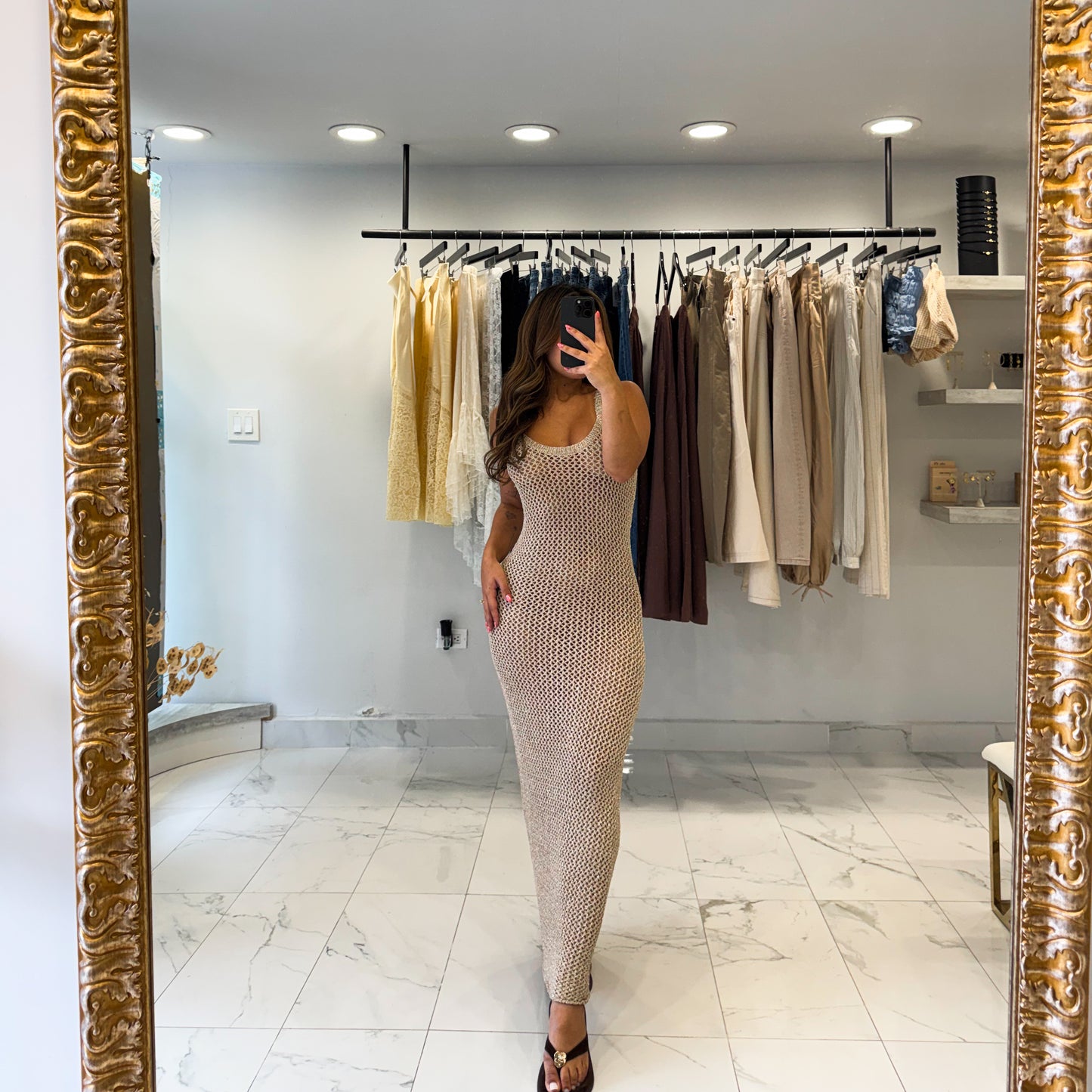 METALLIC THREAD MAXI